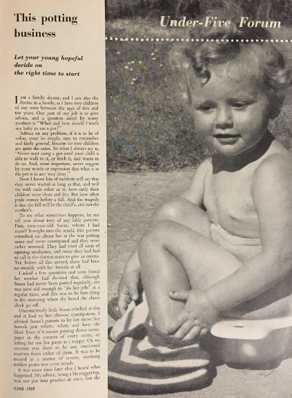 Elimination Communication – Decline of the potty