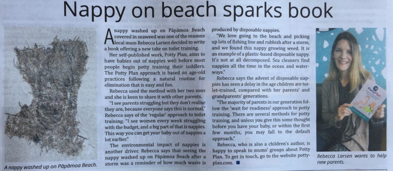 Nappy on the beach sparks book – Papamoa Post