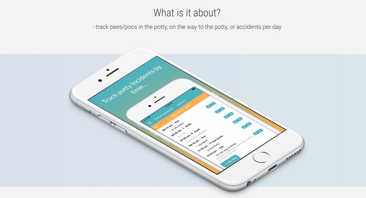 Free potty training tracker app