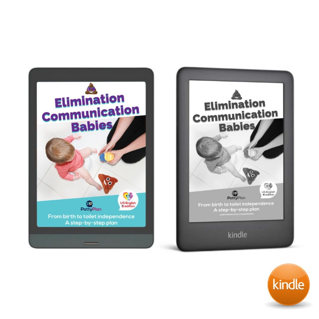 Elimination Communication Babies — US Edition Kindle eBook cover on Kindle devices